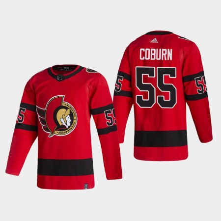 Ottawa Senators Braydon Coburn 55 2020-21 Reverse Retro Authentic Shirt - Mannen